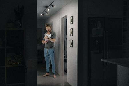 OSRAM LED SPOT GU10 4er Deckenstrahler dimmbar Schwarz 2700K warmweiße Lichtfarbe - hohe farbwiedergabe