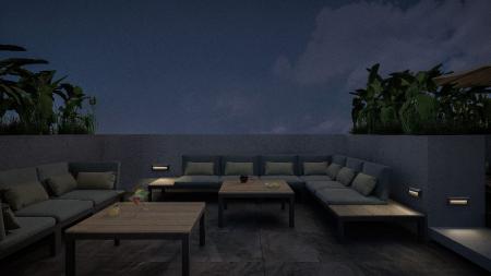 OSRAM Außenwandleuchte IVAN Dunkelgrau IP65