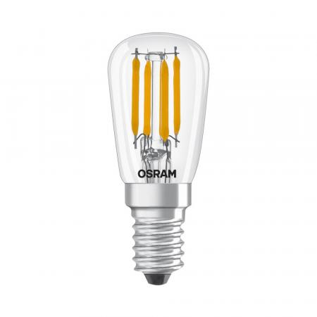 OSRAM E14 LED SPECIAL T26 Lampe klar 2,8W wie 25W dimmbares warmweißes Licht - Licht für Kühlschränke, Nähmaschinen, kleine Designleuchten