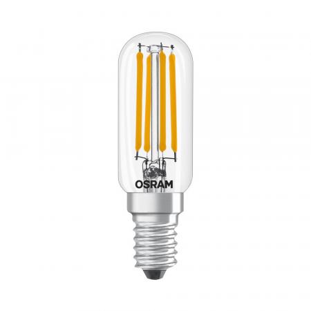 OSRAM E14 LED SPECIAL T26 Lampe klar 4,8W wie 40W dimmbares warmweißes Licht