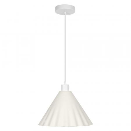 OSRAM Pendelleuchte Decor Pulp 1-flammig weiß Ø 31 cm aus Metall und Pappmaschee mit E27 Fassung