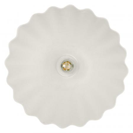 OSRAM Deckenleuchte Decor Pulp weiß Ø 31 cm aus Metall und Pappmaschee mit E27 Fassung