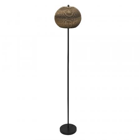 160 cm OSRAM Stehleuchte BALL, braun, aus Wellpappe