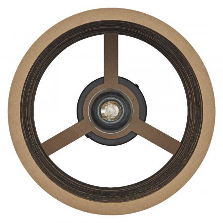 OSRAM Deckenleuchte Cylinder braun, Ø 25 cm, aus Wellpappe