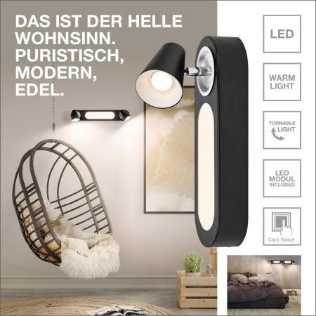 OSRAM 1er LED Wand- und Decken Strahler Decor Spot Neptune Weiß mit Click Select