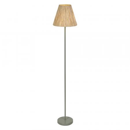 LEDVANCE Stehleuchte Decor Raffia Green aus Bast