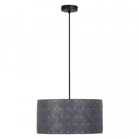 OSRAM Hängeleuchte Decor Felt Weaving aus Filz / Stahl mit E27 Fassung Ø 38cm mit  Textilkabel