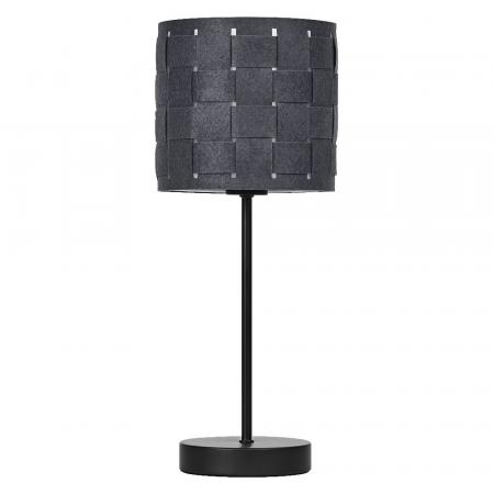 OSRAM Tischleuchte Decor Felt Weaving Stand aus Filz / Stahl mit E14 Fassung Ø 16 cm mit  Textilkabel