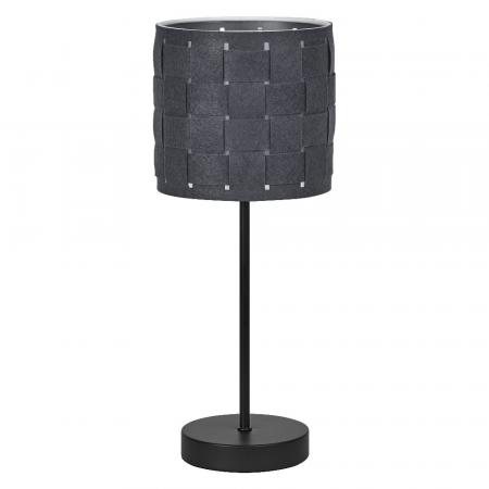 OSRAM Tischleuchte Decor Felt Weaving Stand aus Filz / Stahl mit E14 Fassung Ø 16 cm mit  Textilkabel