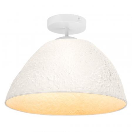 OSRAM Deckenleuchte Camel Bell weiß aus Metall und Pappmaschee E27