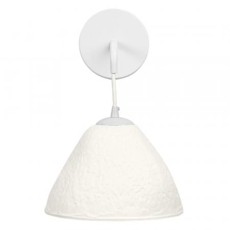 OSRAM Wandleuchte Camel Bell weiß aus Metall und Pappmaschee E14