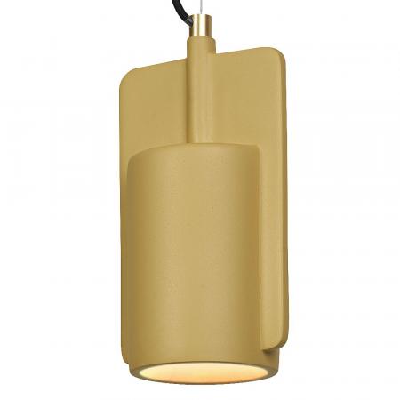 Osram Imopsante Pendelleuchte Decor Mold aus Beton und Metall in Gold mit E27-Fassung Ø 16 cm