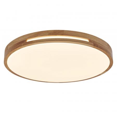 OSRAM Holz Decor Deckenleuchte Orbis Woodburry 33cm 24W Click DIM - Dimmen in drei Stufen durch wiederholtes Schalten