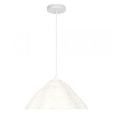 OSRAM Pendelleuchte Decor Lotus Leaf 1-flammig weiß aus Metall und Pappmaschee für E27