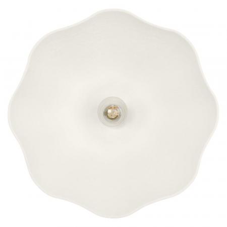 OSRAM Deckenleuchte Decor Lotus Leaf 1-flammig weiß aus Metall und Pappmaschee für E27