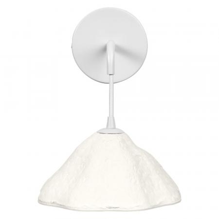 OSRAM Wandleuchte Decor Lotus Leaf weiß aus Metall und Pappmaschee für E14