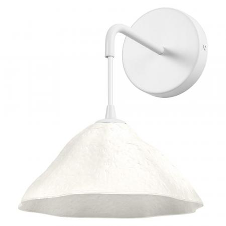 OSRAM Wandleuchte Decor Lotus Leaf weiß aus Metall und Pappmaschee für E14