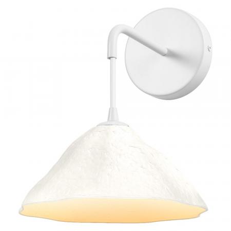 OSRAM Wandleuchte Decor Lotus Leaf weiß aus Metall und Pappmaschee für E14