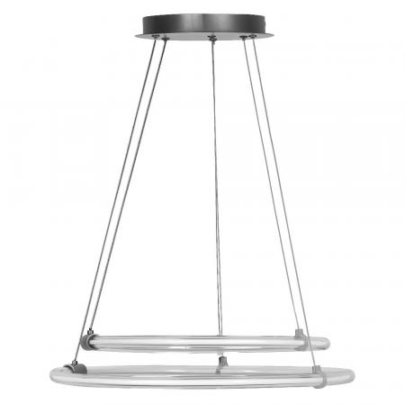 Osram Pendelleuchte Decor Aura Double in Anthrazit / Transparent dimmbar mit warmweißem Licht - imposantes Filament-Design