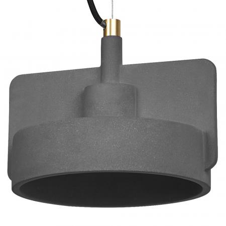 Osram Ausdruckssarke Pendelleuchte Decor Mold aus Beton und Metall in Grau mit E27-Fassung Ø 23 cm