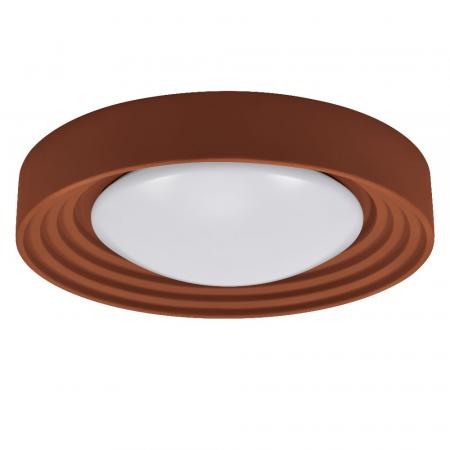 OSRAM Deckenleuchte Orbis Concrete 24,5W Ø 50 cm - Dekorative Leuchte aus Beton in braun - dimmbar in drei Stufen durch wiederholtes Schalten