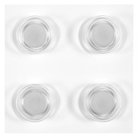 OSRAM Orbis Flame 5.5W Click CCT IP44 Deckenlampe 4-flg, in weiß - auch fürs Badezimmer - mit umschaltbarer Farbtemperatur