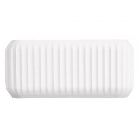 Osram Wandleuchte Decor Plaster Routes aus Gips in Weiß mit E27 Fassung