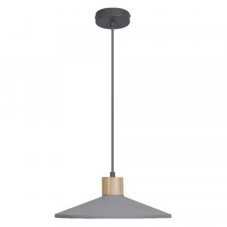 OSRAM Beton Hängelampe CONCRETE WOOD grau Ø 32 cm  E27