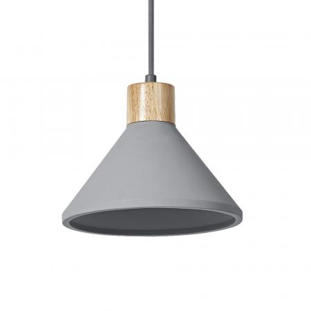 OSRAM Beton Hängelampe CONCRETE WOOD grau Ø 22 cm  E27