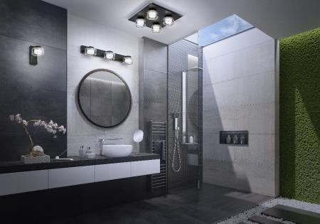 OSRAM Orbis Flame 5.5W Click CCT IP44 Deckenlampe 4-flg, in weiß - auch fürs Badezimmer - mit umschaltbarer Farbtemperatur