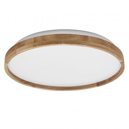 Osram Deckenleuchte Decor Alison Holzdecor 3-stufig dimmbar mit warmweißem Licht Ø 50 cm