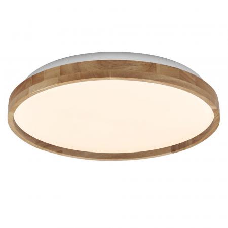 Osram Deckenleuchte Decor Alison Holzdecor 3-stufig dimmbar mit warmweißem Licht Ø 39,5 cm