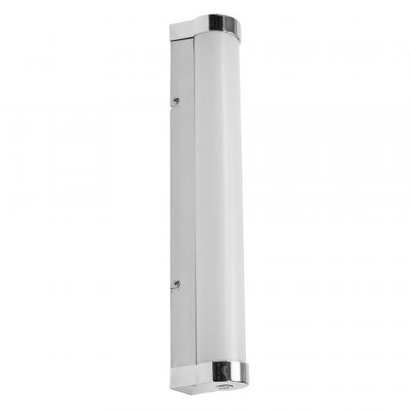 OSRAM Obris Tube Frost Glass Wandlampe & Spiegelleuchte fürs Badezimmer Dimmbar 40cm IP44 Chrom - mit umschaltbarer Farbtemperatur