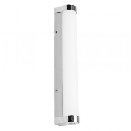 OSRAM Obris Tube Frost Glass Wandlampe & Spiegelleuchte fürs Badezimmer Dimmbar 40cm IP44 Chrom - mit umschaltbarer Farbtemperatur