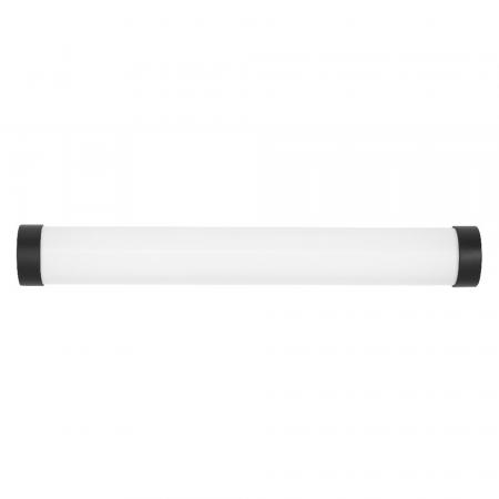 OSRAM Obris Tube Frost Glass Wandlampe & Spiegelleuchte Schwarz fürs Badezimmer Click CCT Dimmbar 40cm IP44 Chrom - mit umschaltbarer Farbtemperatur