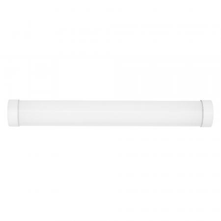 OSRAM Obris Tube Frost Glass Wandlampe & Spiegelleuchte weiß fürs Badezimmer Click CCT Dimmbar 40cm IP44 Chrom - mit umschaltbarer Farbtemperatur