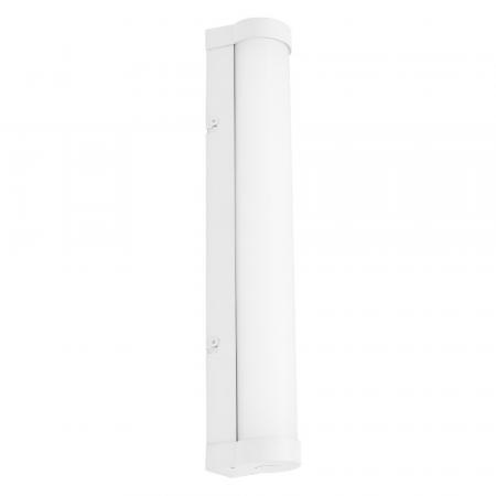 OSRAM Obris Tube Frost Glass Wandlampe & Spiegelleuchte weiß fürs Badezimmer Click CCT Dimmbar 40cm IP44 Chrom - mit umschaltbarer Farbtemperatur