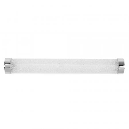 OSRAM Obris Tube Frost Glass Wandlampe & Spiegelleuchte Chrom  mit Blaseneffekt fürs Badezimmer Click CCT Dimmbar 40cm IP44 Chrom - mit umschaltbarer Farbtemperatur