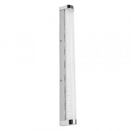 OSRAM Obris Tube Frost Glass Wandlampe & Spiegelleuchte fürs Badezimmer Click CCT Dimmbar 60CM IP44 Chrom & blaseneffekt - mit umschaltbarer Farbtemperatur