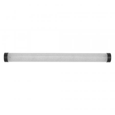 OSRAM Obris Tube Frost Glass Wandlampe & Spiegelleuchte fürs Badezimmer Click CCT Dimmbar 60CM IP44 Schwarz & blaseneffekt - mit umschaltbarer Farbtemperatur