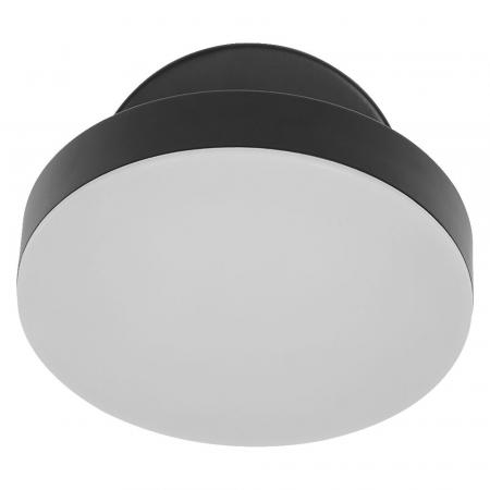 OSRAM Decor Spot Moon Schwenkbarer Deckenstrahler in Schwarz - warmweißes Licht, funktionales und minimalistisches Design, einfache Montage