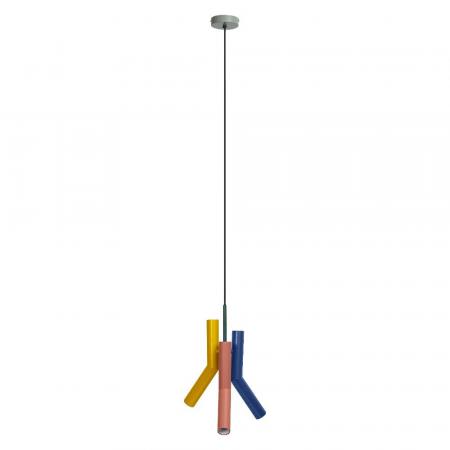 OSRAM Pendelleuchte Decor Straw in Multicolor aus Metall mit E27 Fassungen