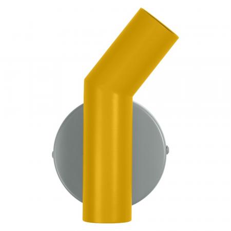 OSRAM Wandleuchte Decor Straw in Gleb/ Grau aus Metall mit E27 Fassung