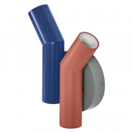 OSRAM 2-flammige Wandleuchte Decor Straw in Multicolor aus Metall mit E27 Fassungen