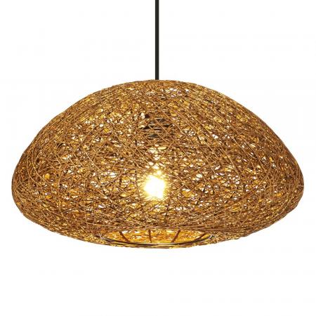 OSRAM Pendelleuchte Decor Paper Drop aus Papier in Tropfenform mit E27 Fassung beige