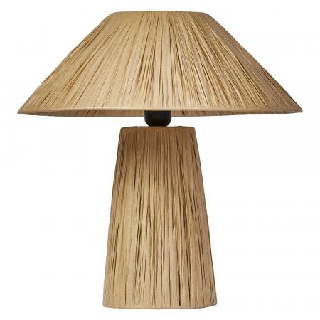 OSRAM Tischleuchte Decor Bamboo Paper Hut aus nachhaltigem Bambuspapier mit E27 Fassung Ø 40 cm