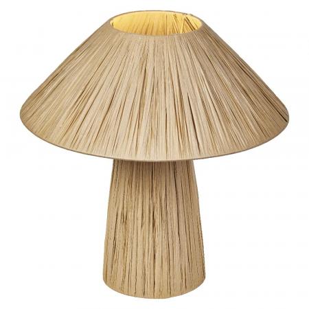 OSRAM Tischleuchte Decor Bamboo Paper Hut aus nachhaltigem Bambuspapier mit E27 Fassung Ø 40 cm