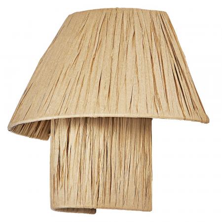 OSRAM Wandleuchte Decor Bamboo Paper Hut aus nachhaltigem Bambuspapier mit E27 Fassung