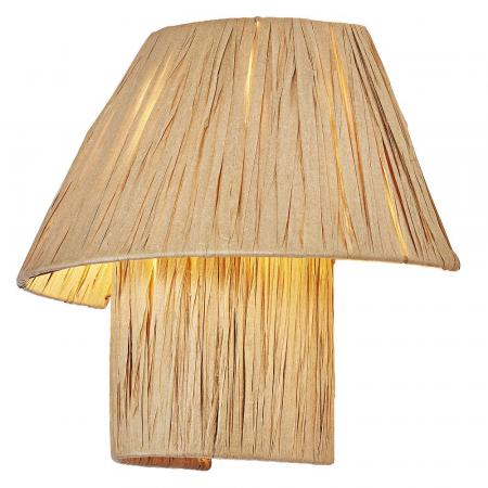 OSRAM Wandleuchte Decor Bamboo Paper Hut aus nachhaltigem Bambuspapier mit E27 Fassung