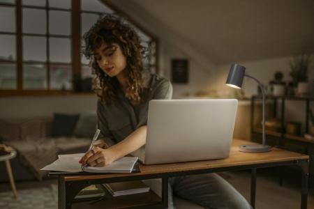 OSRAM Tischleuchte Office Line Desk Trapezium GU10 grau